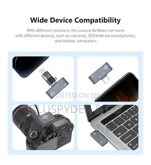 Luucco AirMic Dual Wireless Microphone for Camera and Smartphones