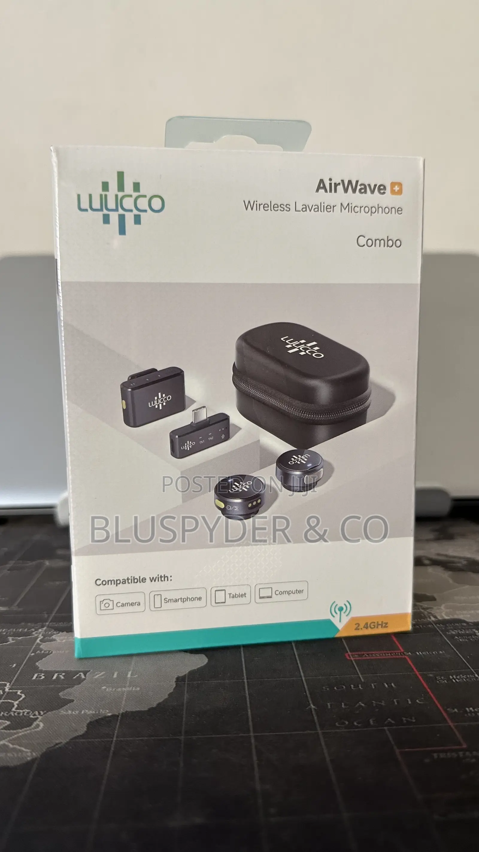 Luucco Airwave Combo Microphone (For Camera and Phones)