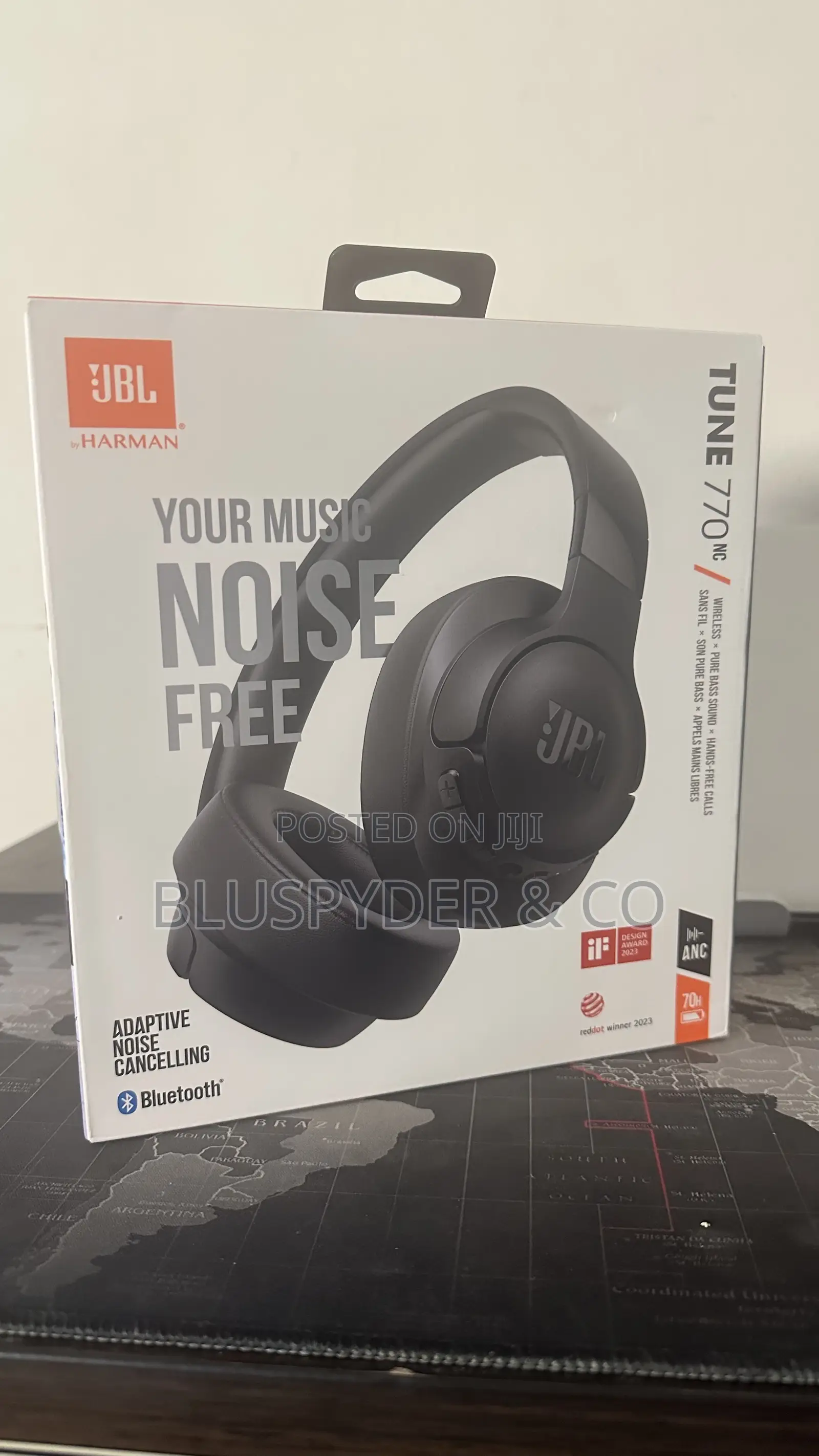 JBL Tune 770NC Wireless Noise Cancelling Headphones