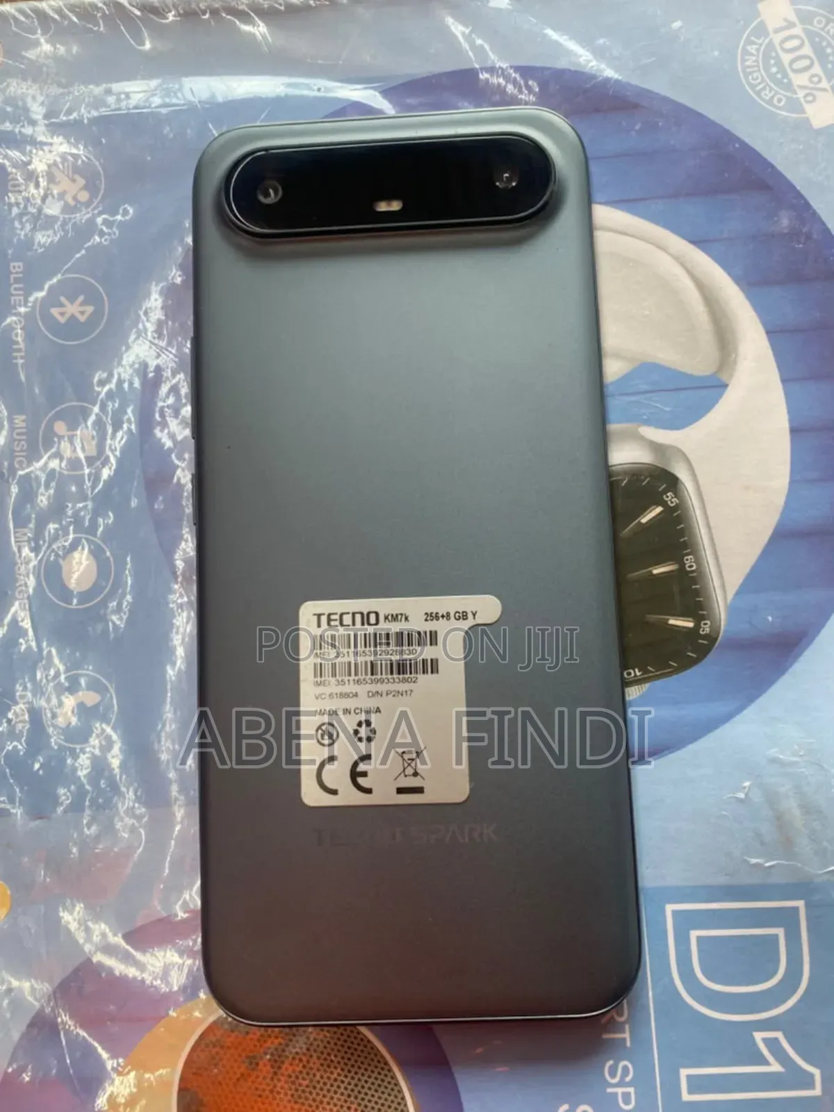 Tecno Spark Slim 256 GB Black