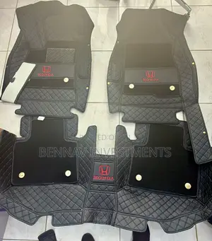3D Premium Leather Floor Mat for Toyota Highlander 2022 to 2025
