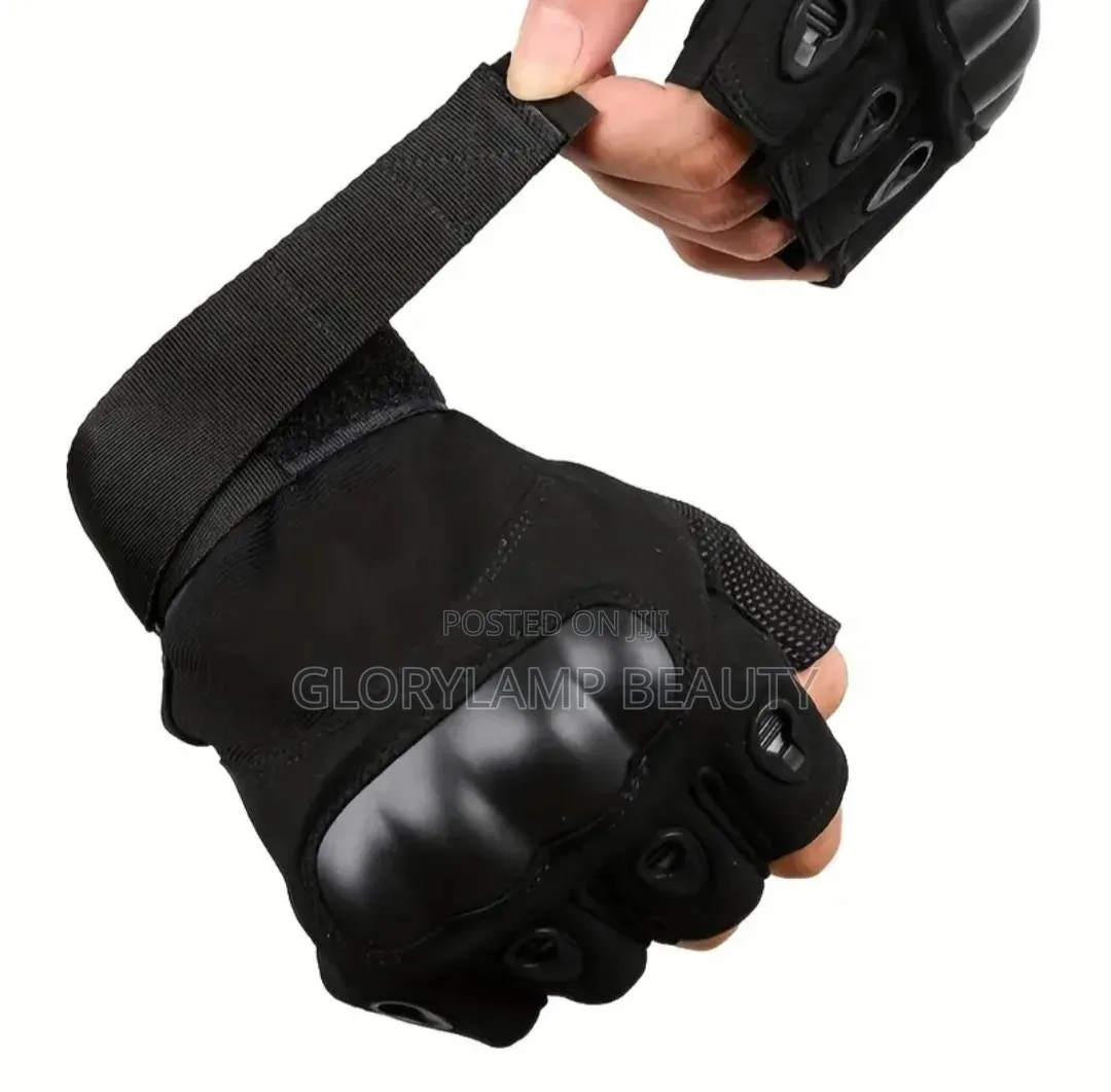 Hard Knuckle Tactical Fingerless Gloves - High-Performance Protection