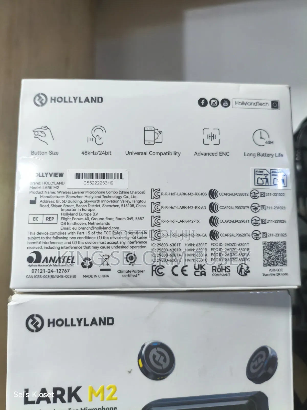 Hollyland Lark M2 Wireless Lavaliere Microphone