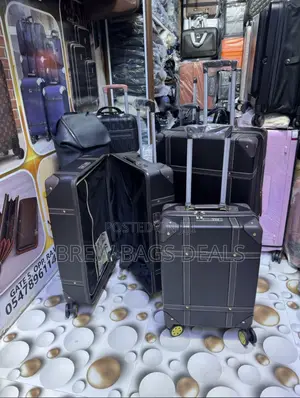 Premium Quality 3set Fiber Leather Box Luggage.