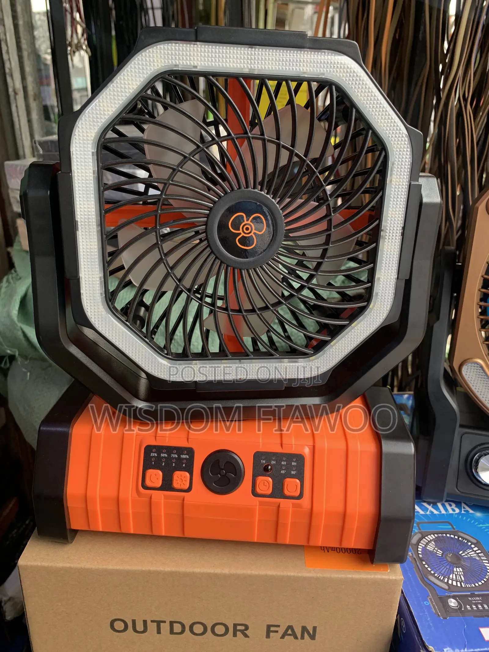 58hrs Outdoor Rechargeable Fan