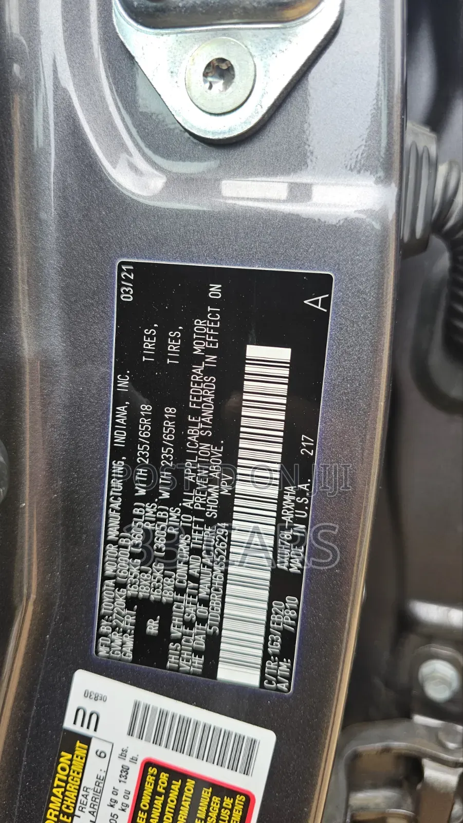 Toyota Highlander 2021 Gray