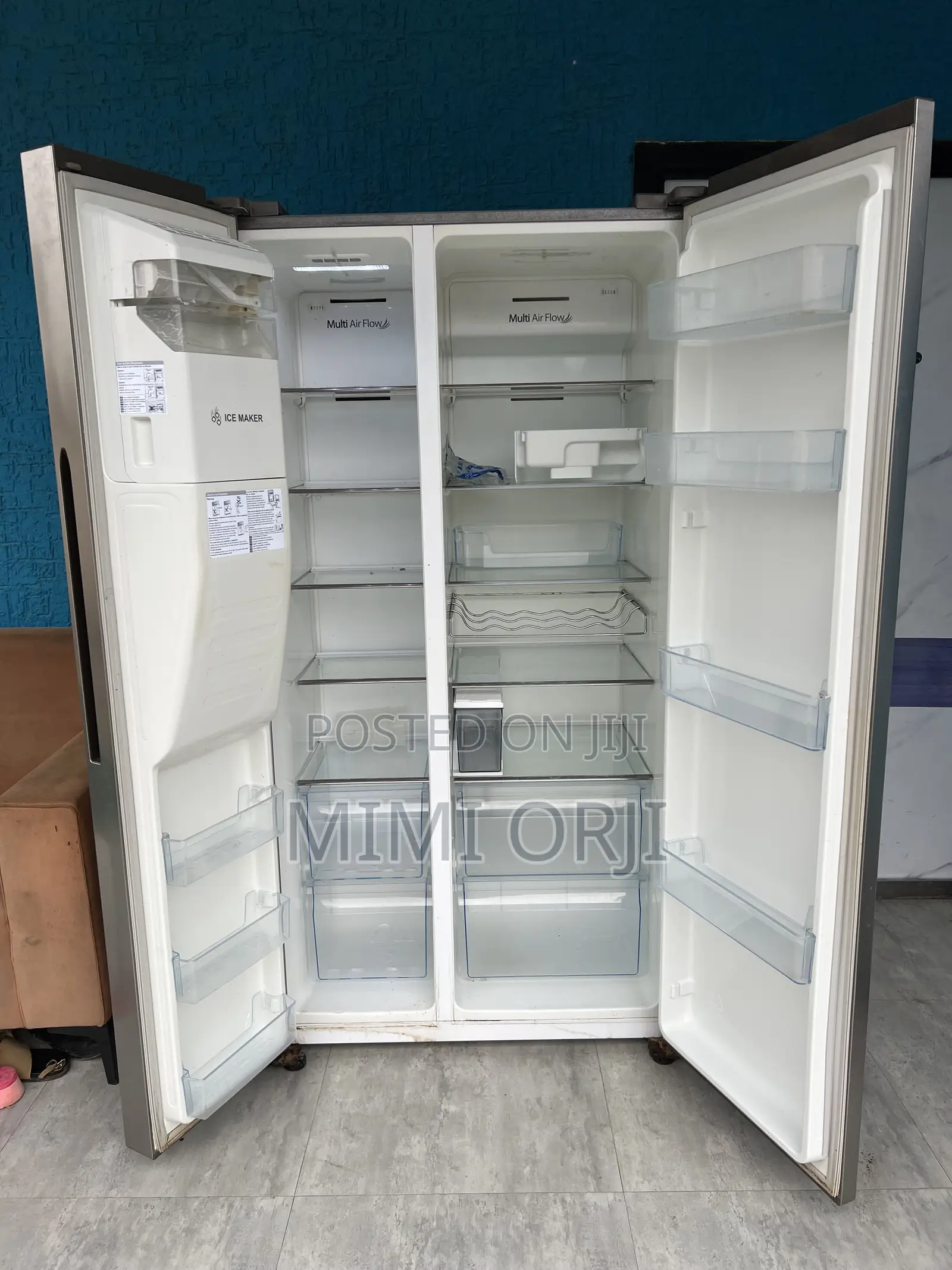 Double Door Fridge With Water Dispenser
