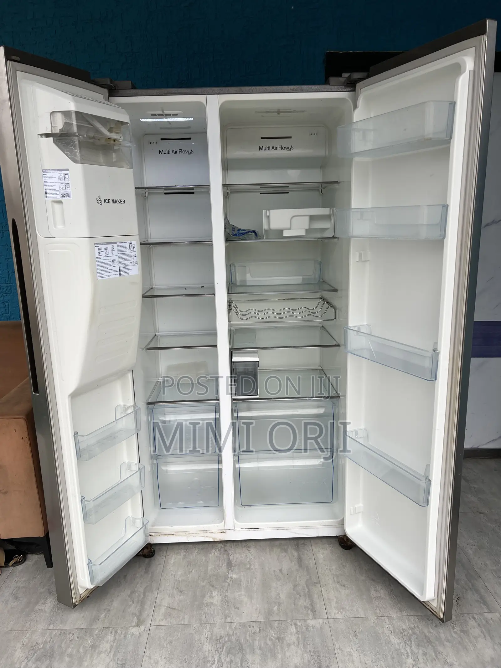 Double Door Fridge With Water Dispenser