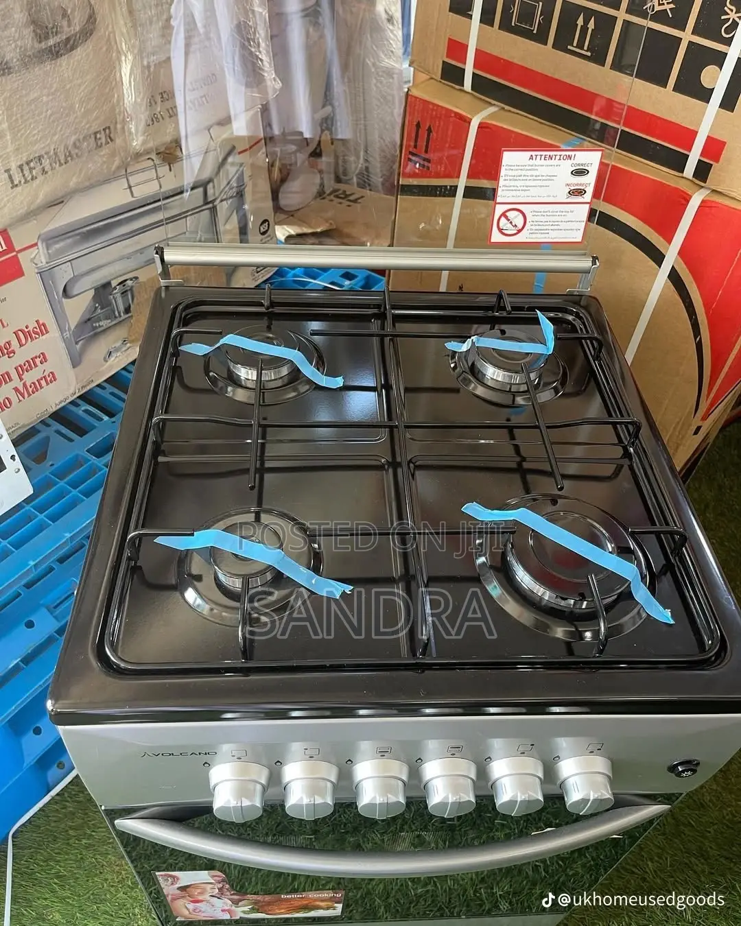 Four Burner Stove With Oven
