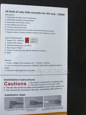 LED CONTROLLER(rope Light Remote)