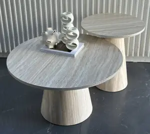 Center Table (Travertine-Like)