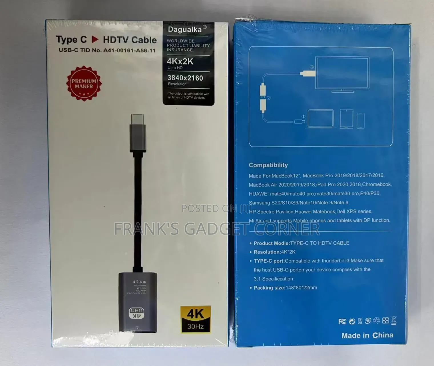 Type C to HDTV Cable