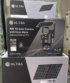 AOV Dual Lens 4g Solar Camera 2lens Solar Camera With Alarm System