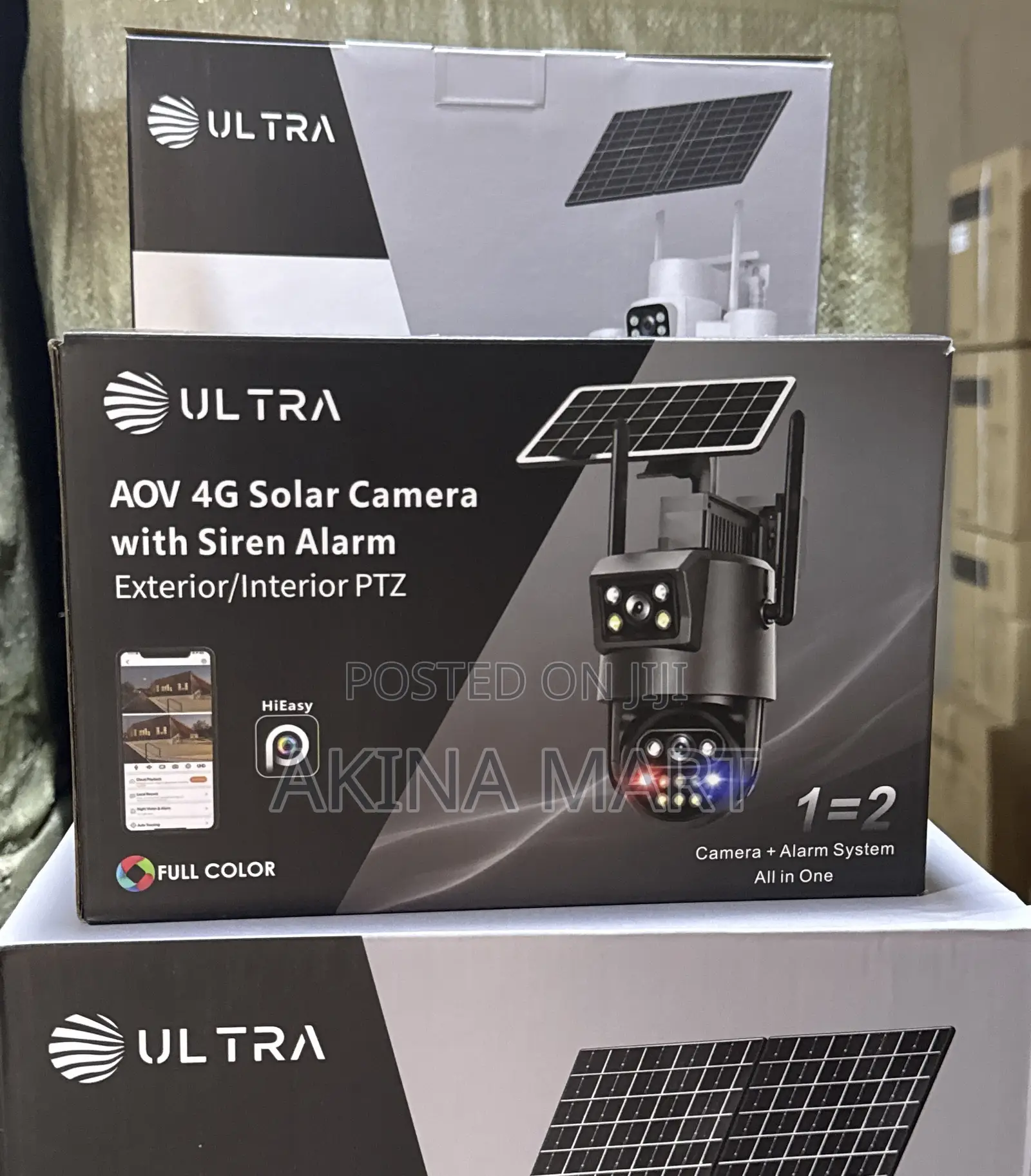 AOV Dual Lens 4g Solar Camera 2lens Solar Camera With Alarm System