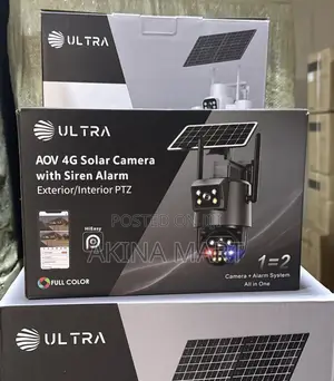 AOV Dual Lens 4g Solar Camera 2lens Solar Camera With Alarm System