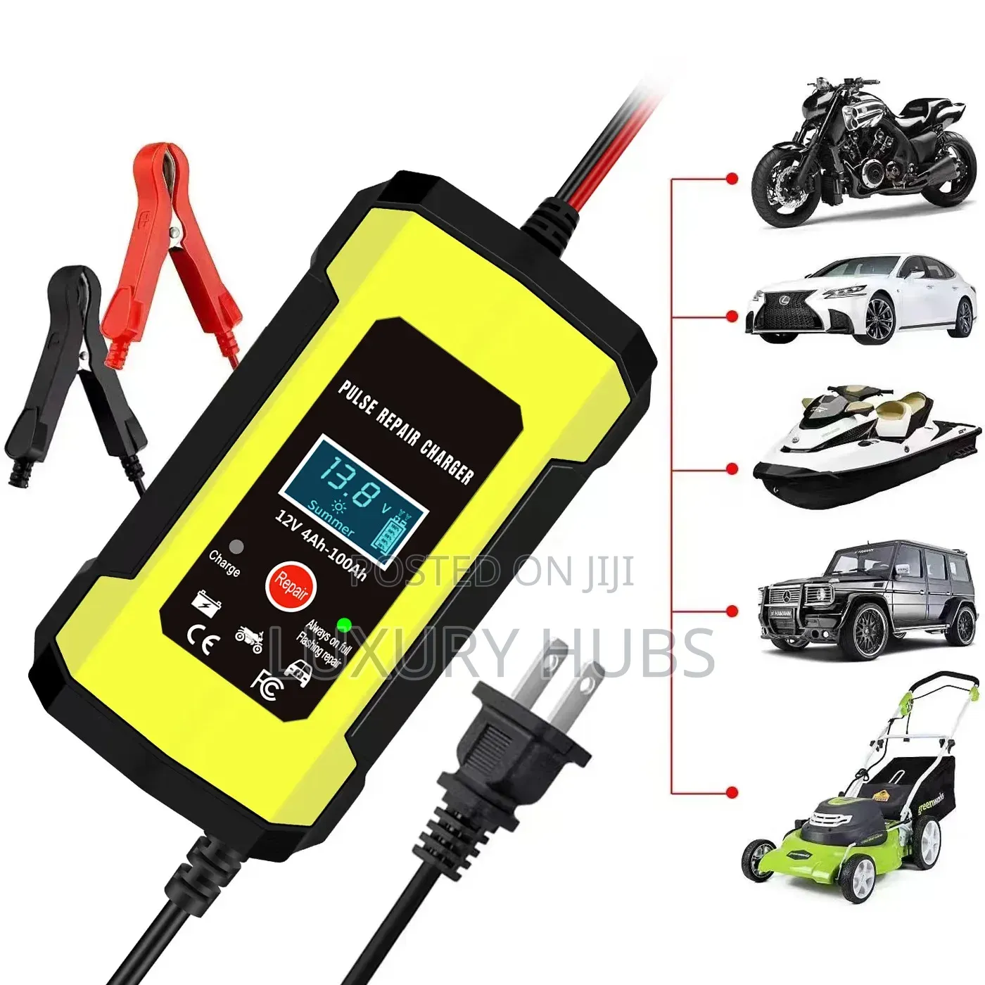 Smart Car/Motorcycle Battery Charger