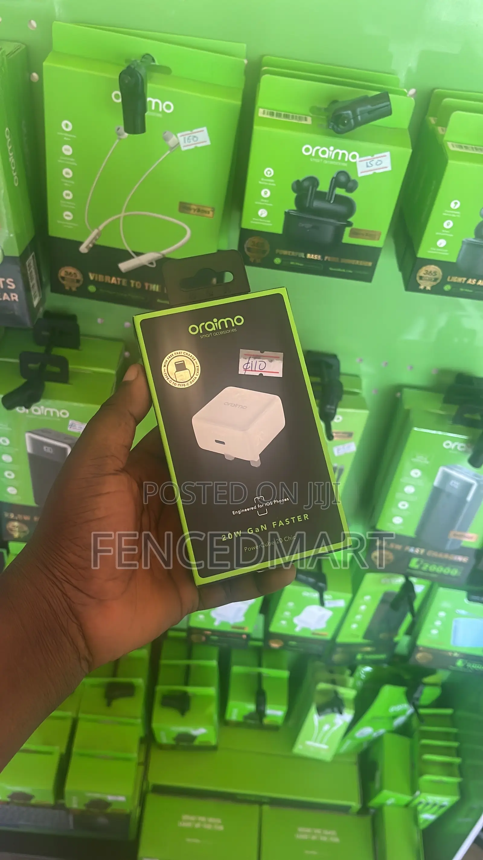 Oraimo PowerCube 20 Chic 20W GaN USB-C Fast Charger