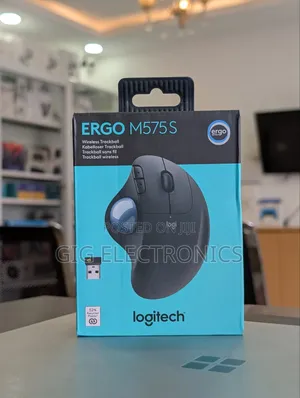 Logitech Ergo M575S Wireless Trackball Mouse Black - Latest Edition