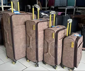 Premium Quality 4set Suede Thick Leather Traveling Bag.