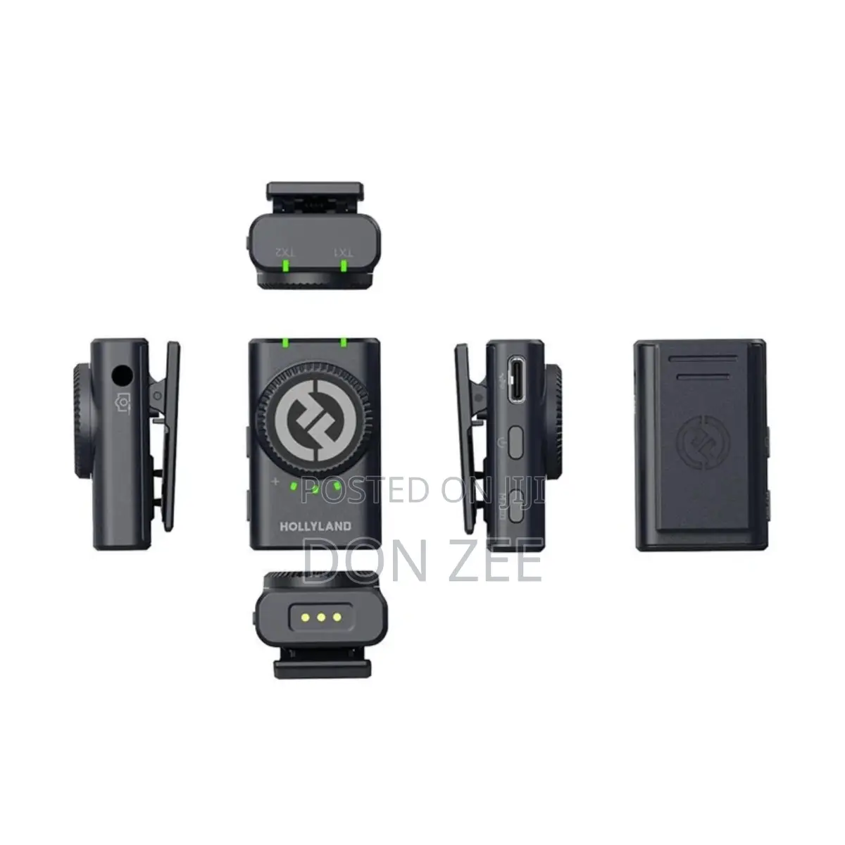 Hollyland Lark M2 DUO Combo - Wireless Lavalier Microphone