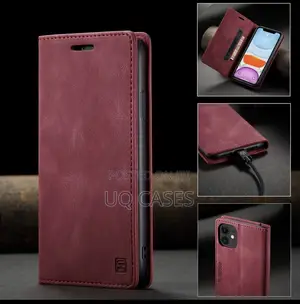 Flip Leather iPhone 12 Pro Max Series Case (Free Delivery Accra)