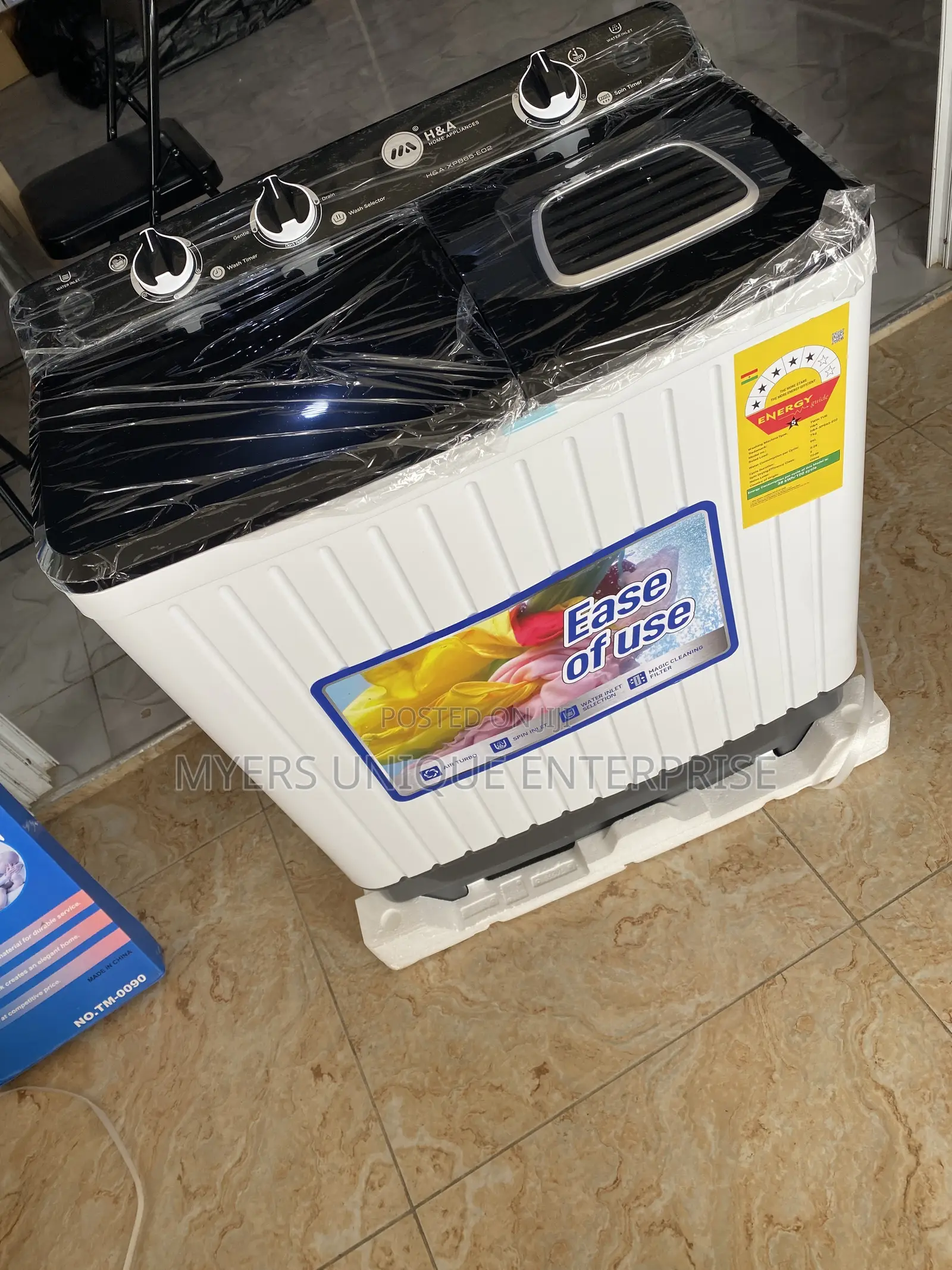 Power Saving Twin Tub Washing Machine - 5 Star Energy