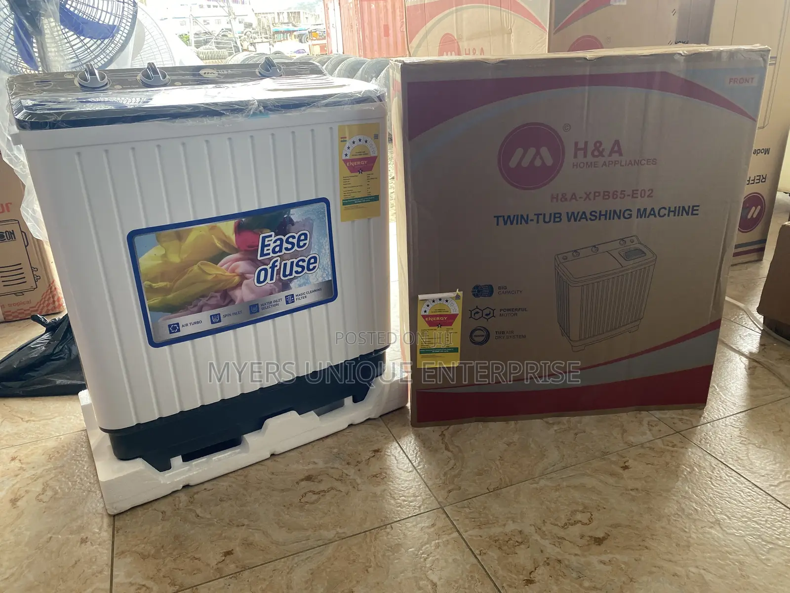 Power Saving Twin Tub Washing Machine - 5 Star Energy