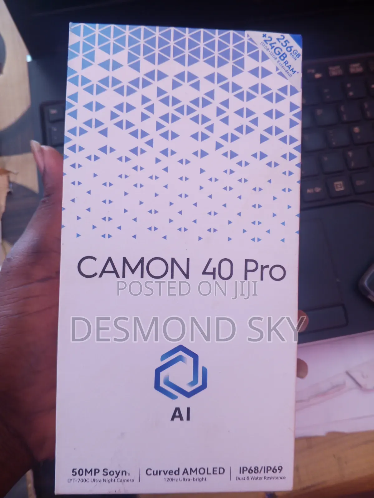 New Tecno Camon 40 Pro 4G 256 GB Silver