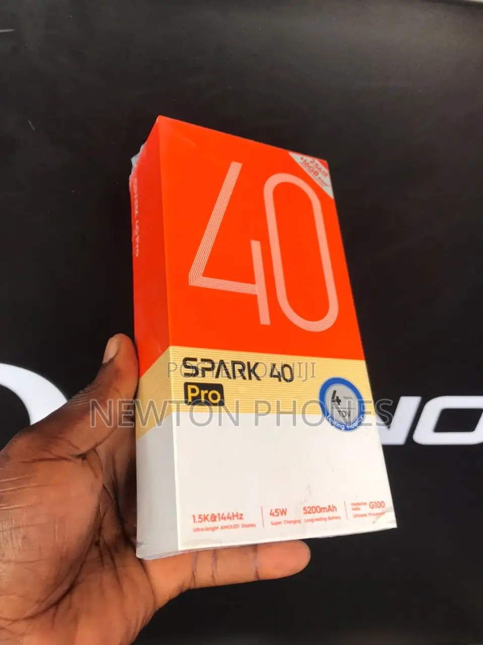 New Tecno Spark 40 Pro 256 GB Black