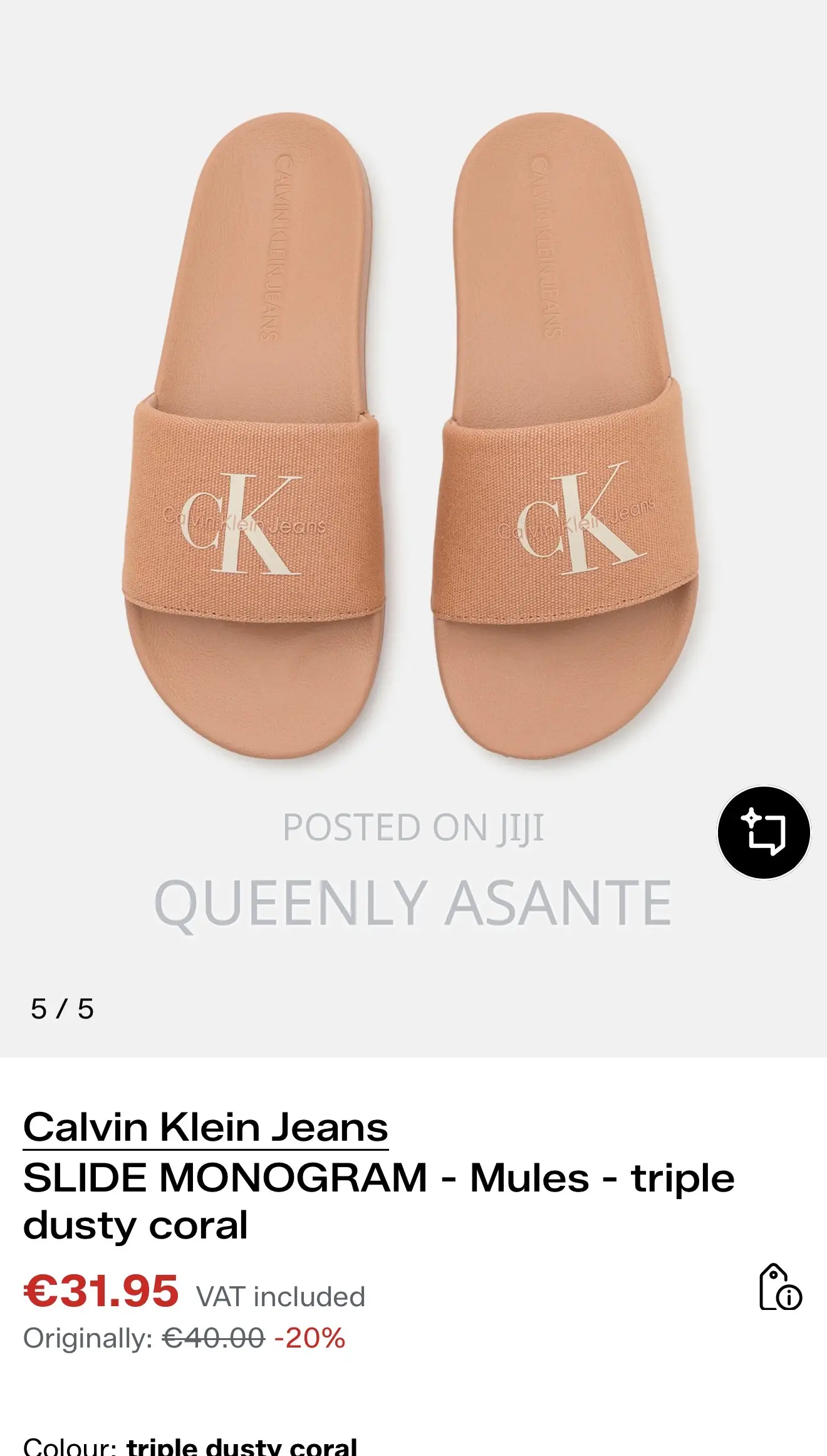 Original Calvin Klein Slides