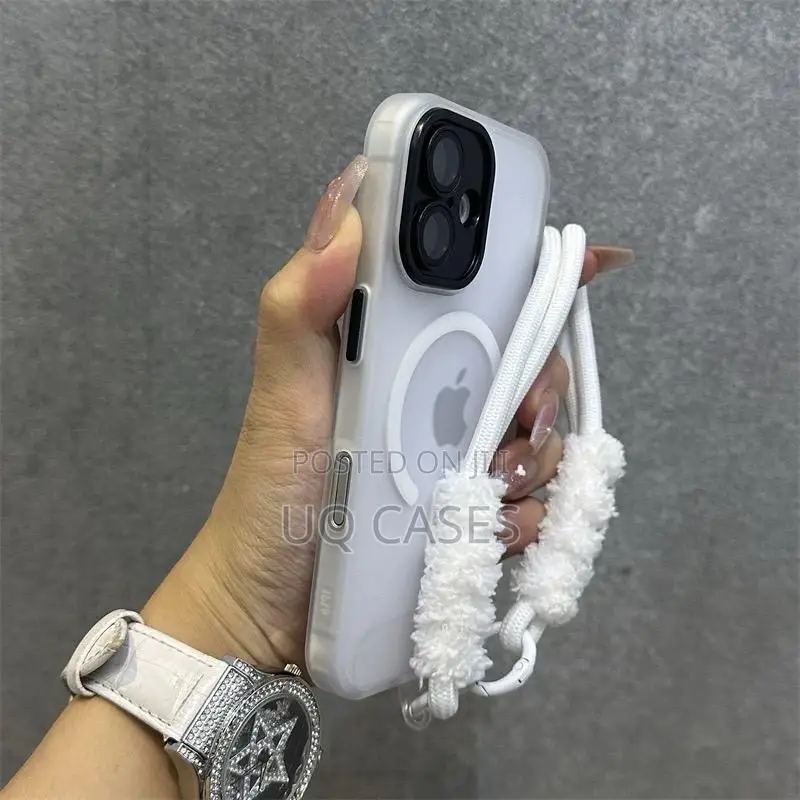 iPhone Case With Strap12 Pro to 17pro Max Series( Free Delivery Accra)