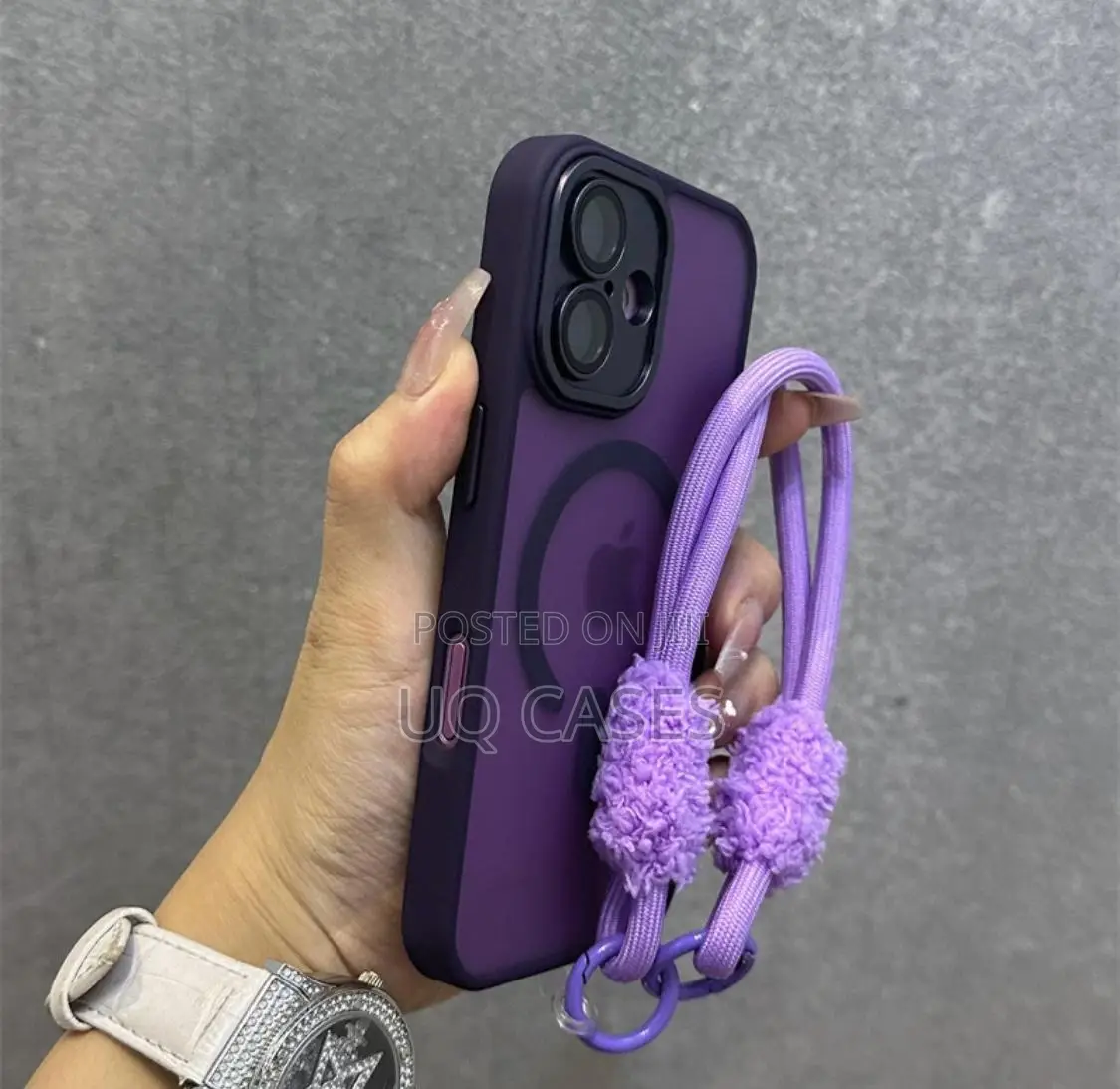 iPhone Case With Strap12 Pro to 17pro Max Series( Free Delivery Accra)