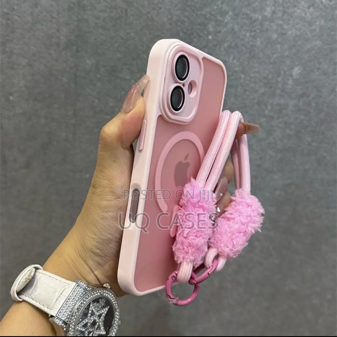 iPhone Case With Strap12 Pro to 17pro Max Series( Free Delivery Accra)