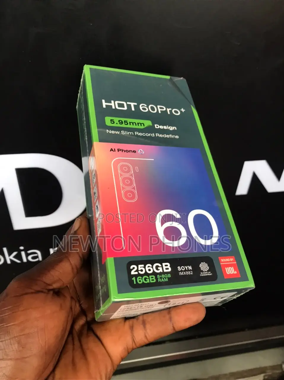 New Infinix Hot 60 Pro+ 256 GB Black