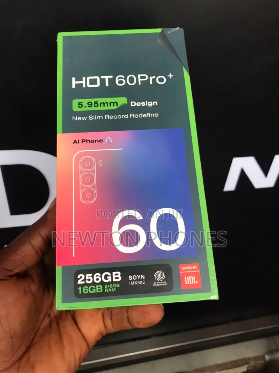 New Infinix Hot 60 Pro+ 256 GB Black