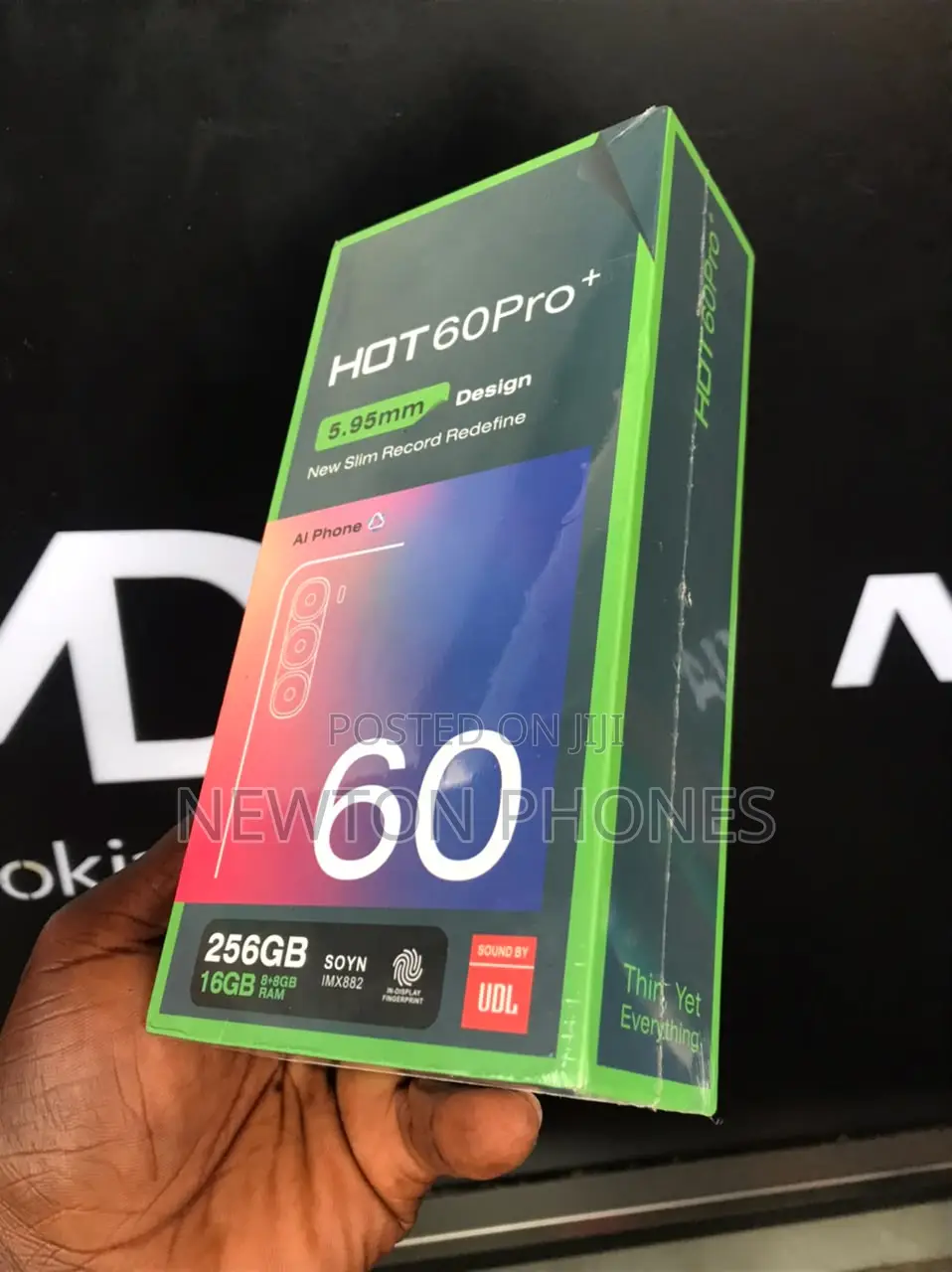 New Infinix Hot 60 Pro+ 256 GB Black