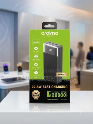 New Oraimo 20000mAh Portable Fast Charging Power Bank