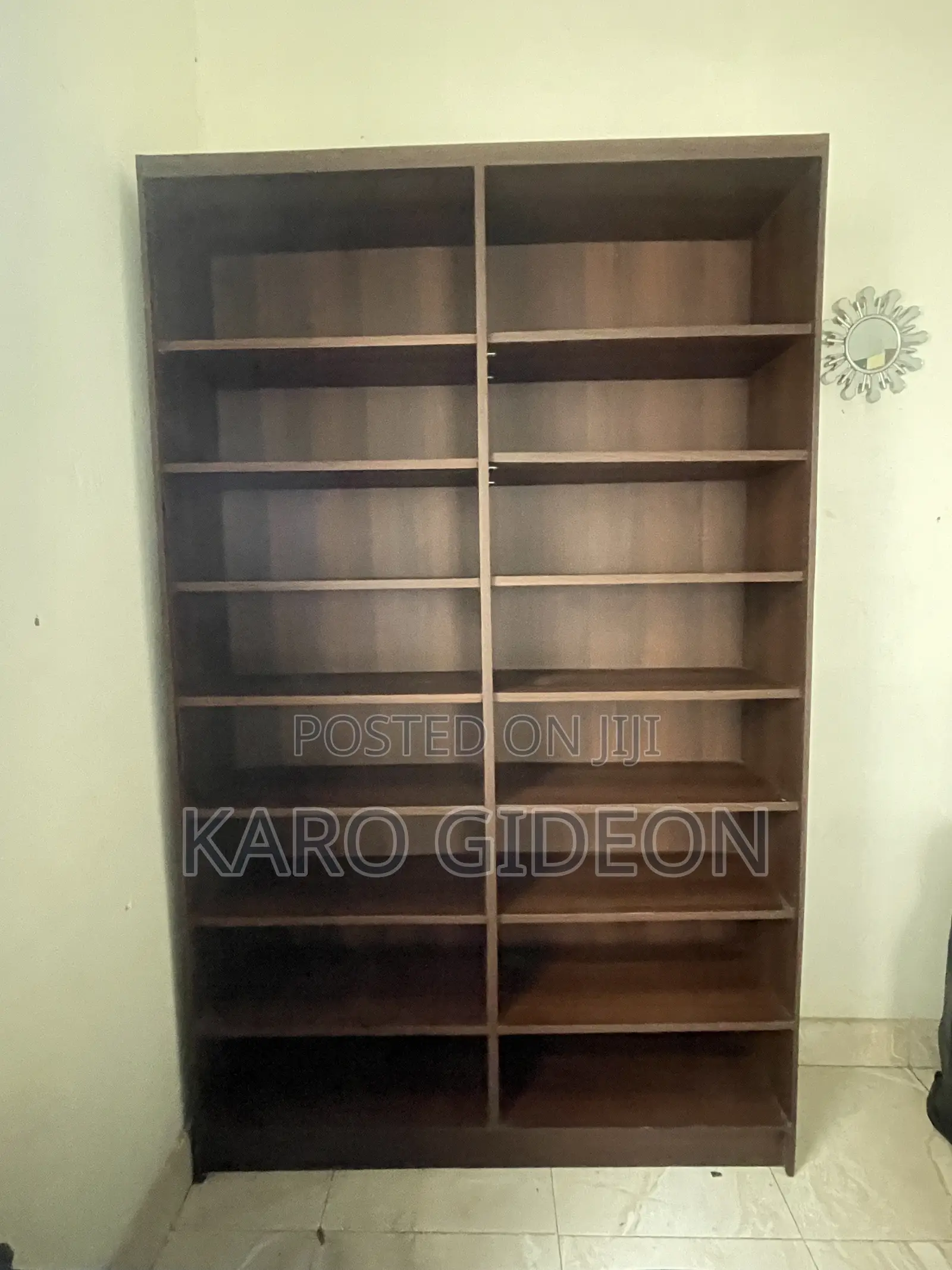 Wooden Shoe Rack That Can Be Used as Open Wardrobe