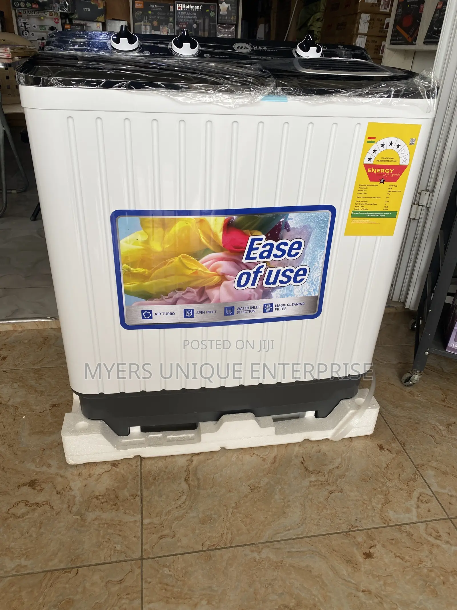 Twin Tub Washer for Homes, Hostels Apartments