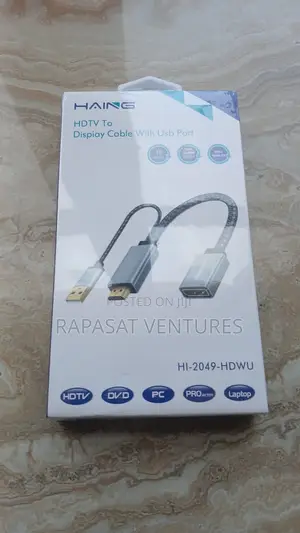 Genuine Hdmi Male to Display Female With USB Hi-2049