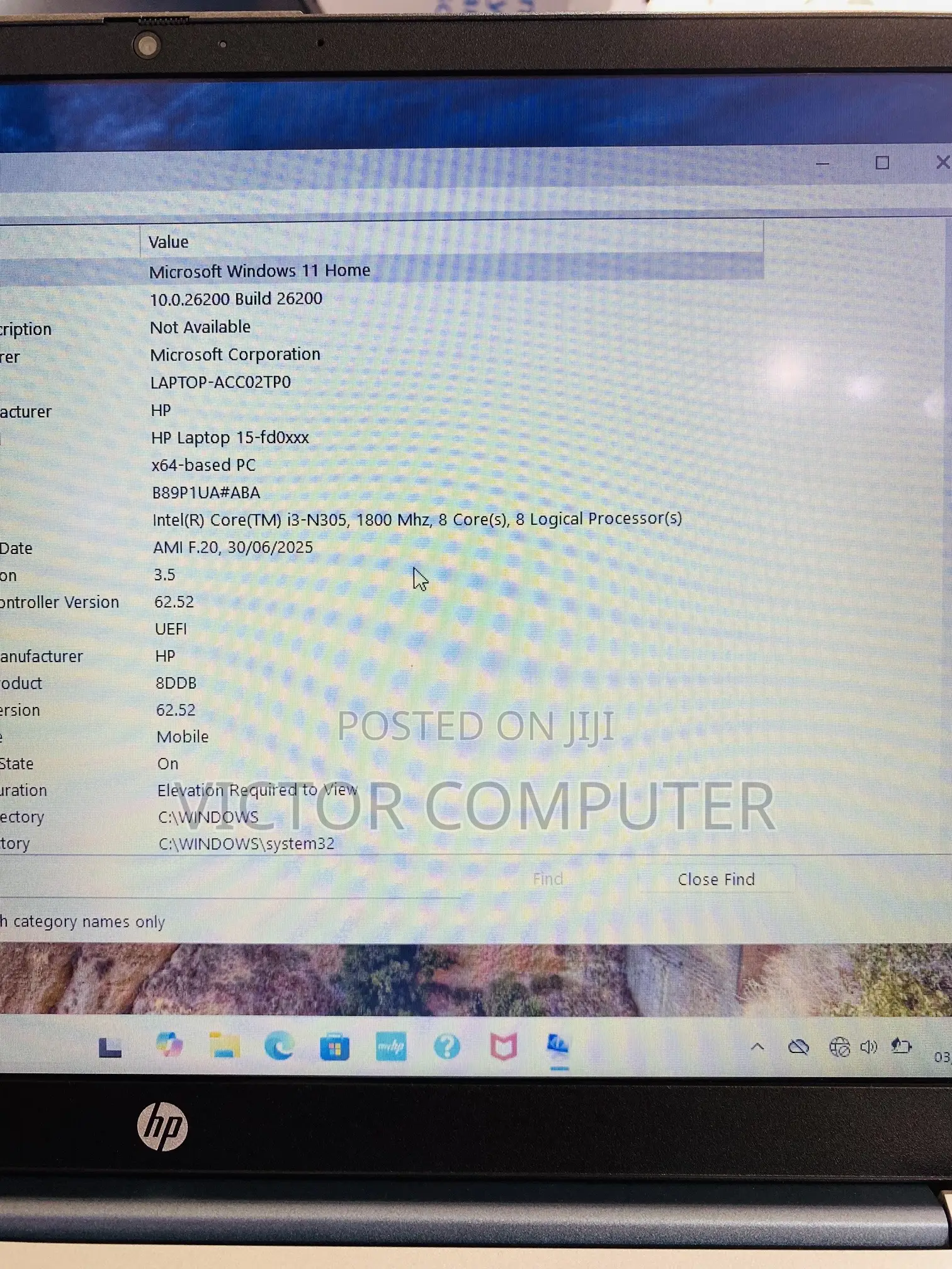 Laptop HP 15 8GB Intel Core i7 SSD 256GB