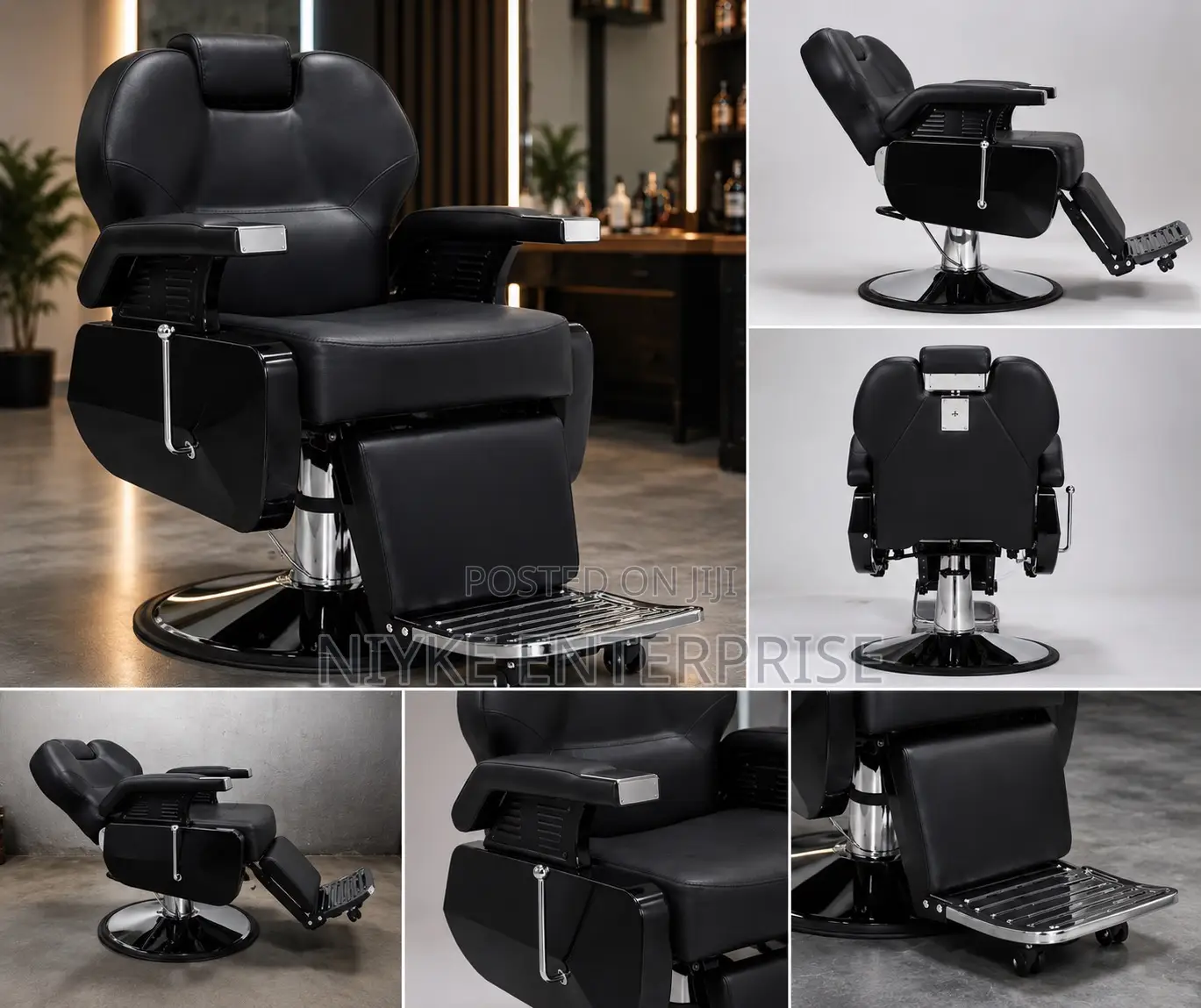 Heavy-Duty Hydraulic Professional Barber Chair