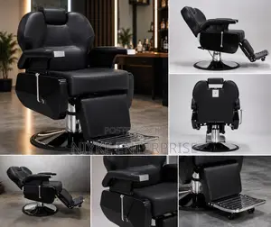 Heavy-Duty Hydraulic Professional Barber Chair