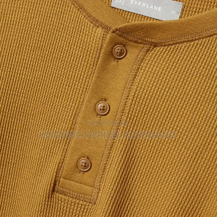 Waffle Henly T-Shirts (Short Sleeves)