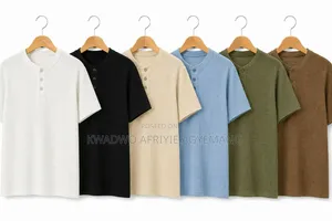 Waffle Henly T-Shirts (Short Sleeves)