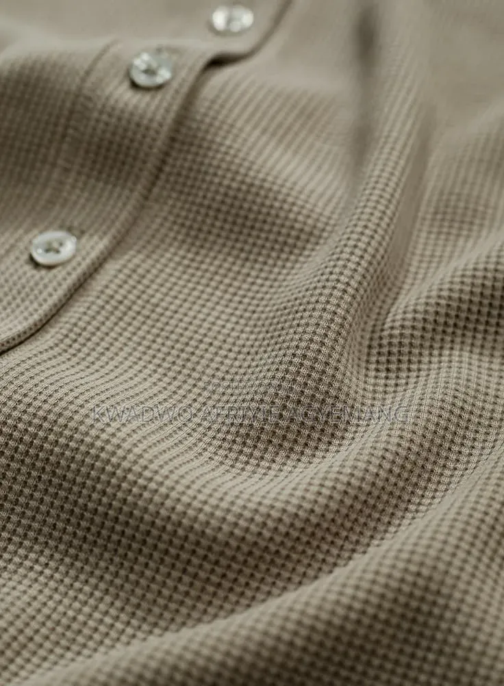 Waffle Henly T-Shirts (Short Sleeves)