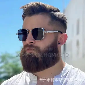 Luxury Men's Square Polarized Sunglasses