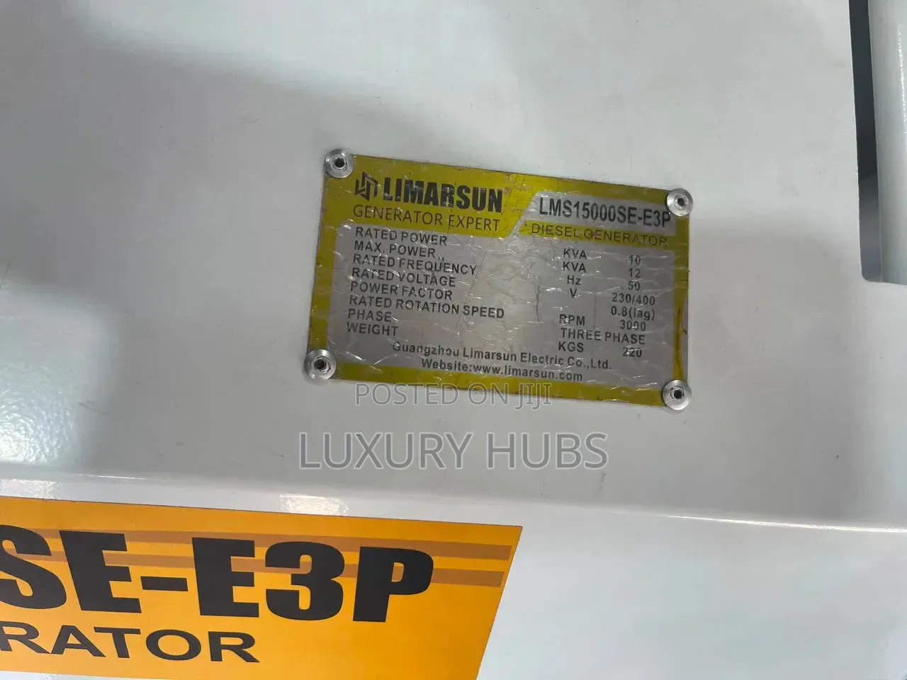 Limarsun 10KVA Silent Diesel Generator – Reliable Backup Power