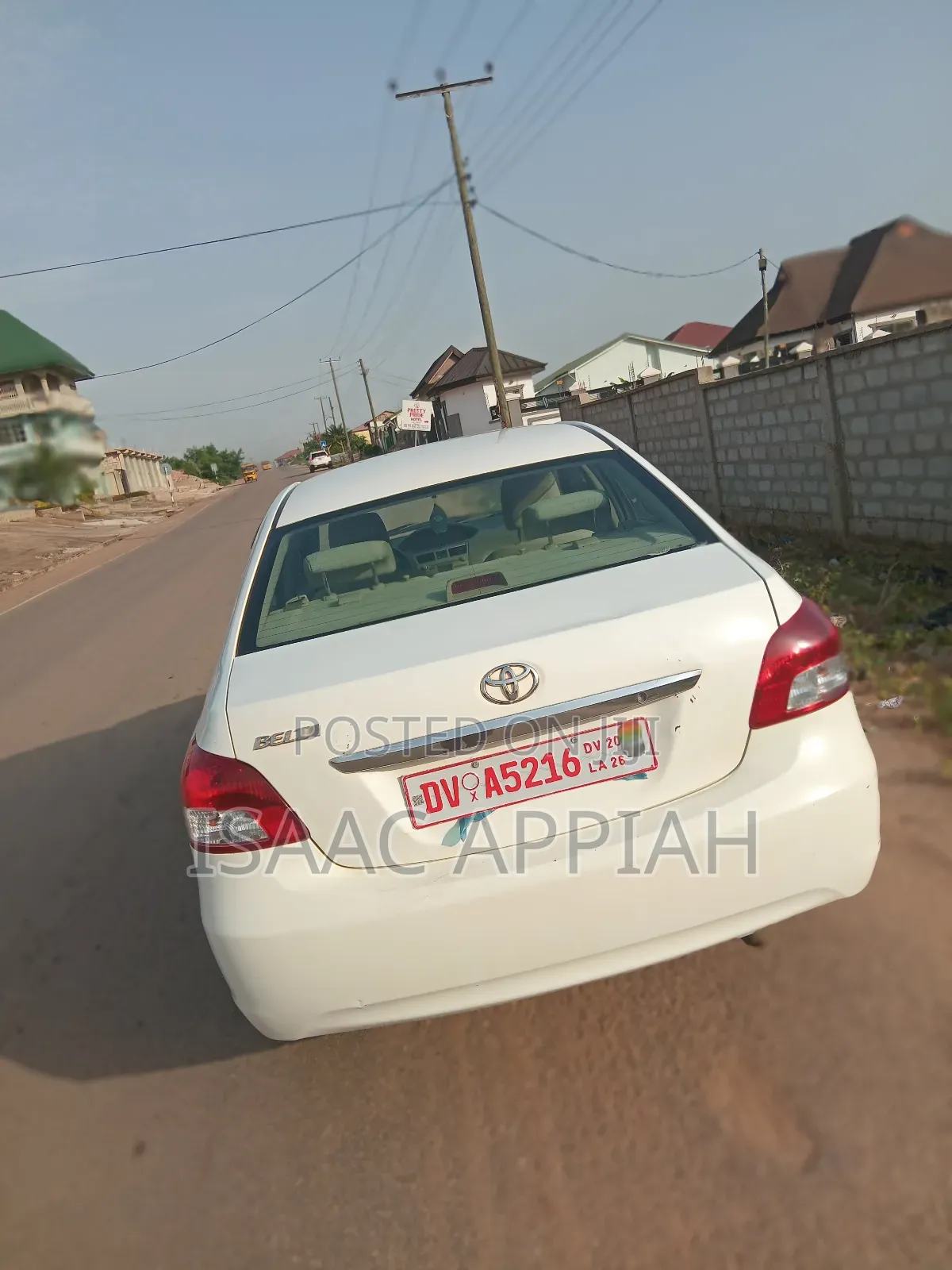 Toyota Belta 2013 White