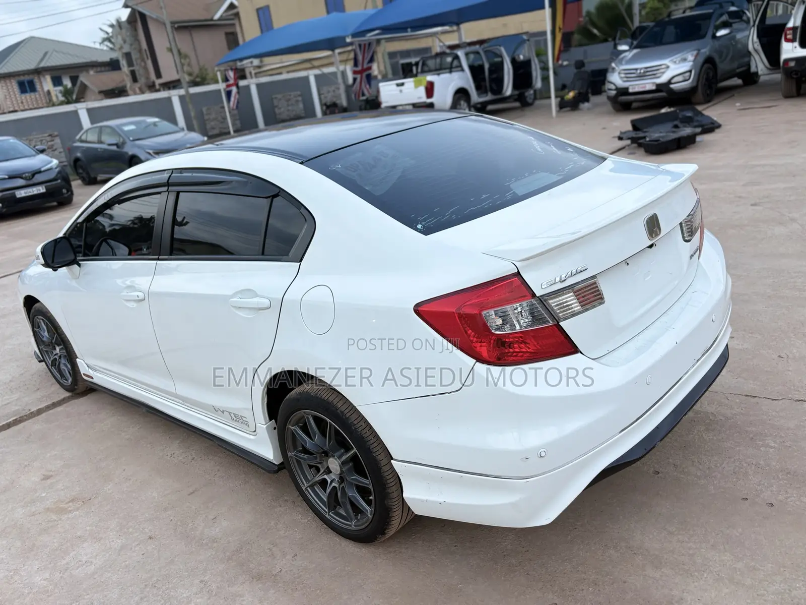 Honda Civic EX-L 4dr Sedan w/Nav (1.8L 4cyl CVT) 2014 White